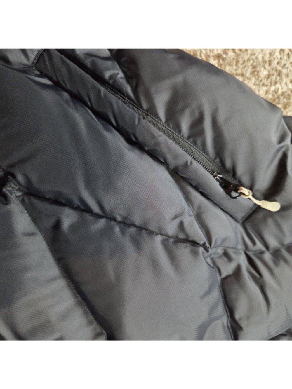 Cabelas Goose Down Puffer Vest Womens XL Quilted Full-Zip - Picture 3 of 8